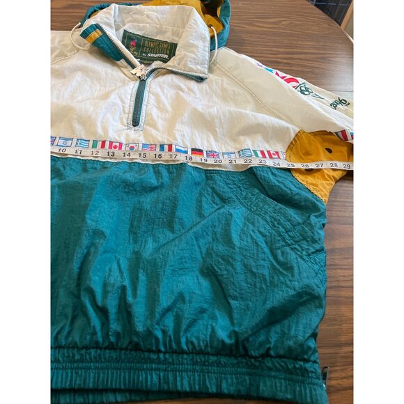 Olympic Games Collection by Starter Atlanta 1996 hooded half zip jacket size L - Picture 11 of 11